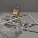 Small Shoe Rack, Narrow Stackable Shoe Shelf Organizer for Entryway, Doorway and Bedroom Closet (3-Tier, White)