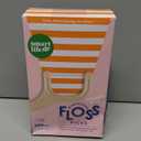 SmartLifeco Eco-Friendly Dental Floss Picks (200ct) - Flossers Made With Straw Wheat Blend, Strong Anti-Shred Thread For Tight Gaps, Tooth Pick Stick For Adults, Soft on Gum & Teeth, Vegan, Unflavored (1 Count (Pack of 200))