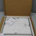 Free Standing Towel Rack Brushed Nickel 2-Tier Hand Towel Bars for Bathroom Vanity Countertop with Thicken Steady Marble Base, Stainless Steel AN7003BR