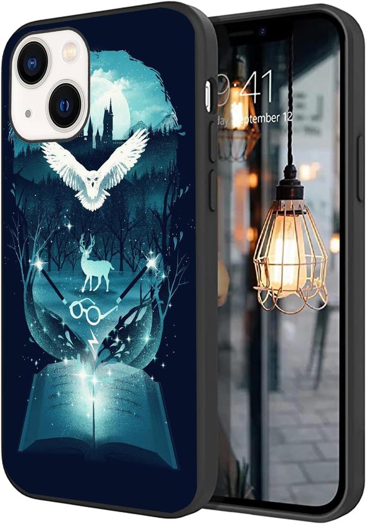 Compatible with Fashion iPhone 15 Case, Protective Shockproof Scratch Resistant Soft TPU Case(Harry-Magic-10)