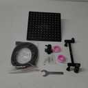 Hibbent All Metal Shower Head, 10'' High Pressure Rainfall Shower Head, Showerhead Combo, Handheld Shower Wand, 12'' Adjustable Curved Shower Extension Arm, 71'' Hose, Shower Head Holder, Matte Black