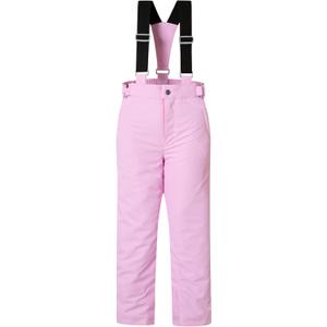 Kids Waterproof Snow Pants Winter Warm Skiing Snowboard Pants for Boys Girls (6-7 Years, Light Pink)