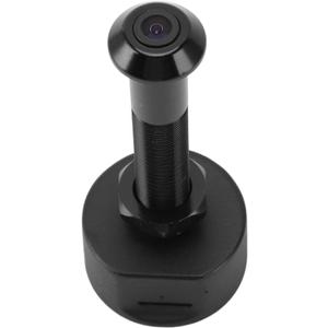 Peephole Camera, 1080P HD Cordless Visual Doorbell, Mobile Detection, 150 Wide Angle Lens, Night Vision, Door Viewer with APP, for Home Security (Black)