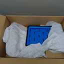 MENZO Case for Fire HD 10 (Only 13th Gen, 2023 Release) Bracket Design, Layer Duty Shockproof Rugged Case with Kickstand, Black+Teal