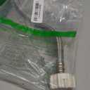 Eastman 12 Inch Flexible Toilet Connector, 7/8 Inch Ballcock x 3/8 Inch Compression, Stainless Steel Braided Hose, 48088