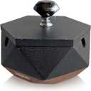 Ashtray for Outside Patio, Black Ash Tray with Lid and Removable Liner, Perfect Outdoor Ashtray for Cigarette Smokers, Cool Outdoor Ashtrays for Patio Waterproof/Windproof