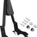 Detachable Quick Release 26 Passenger Backrest with Docking Sissy Bar Fit for Harley Softail Models Lowrider s ST FXLR FXRST FXLRS FXLRST Sport Glide FLSB Dyna Black 2018-2025 (BLACK)