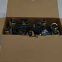 Jumbo Multicolor Christmas String Lights,16FT Jumbo Christmas Hanging Lights with 10 5'' LED C9 Large Strawberry Multicolor Bulbs, Hanging Christmas Decorations Lights for Home Tree Roof Yard Garden