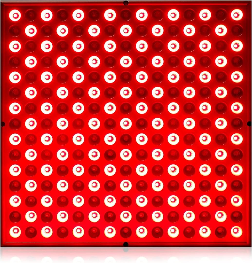 LED-Red-Light-Therapy-Device - 45W LED Panel Deep 660nm and Near-Infrared 850nm Light Combo for Skin Beauty, Pain Relief of Muscles and Joints