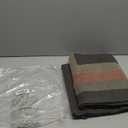 Colornival Shawl Wraps for Women, Elegant Knitted Cape Open Front Soft Poncho Scarf Blanket Cardigan Coat for Spring, Autumn and Winter (Pink Gray)