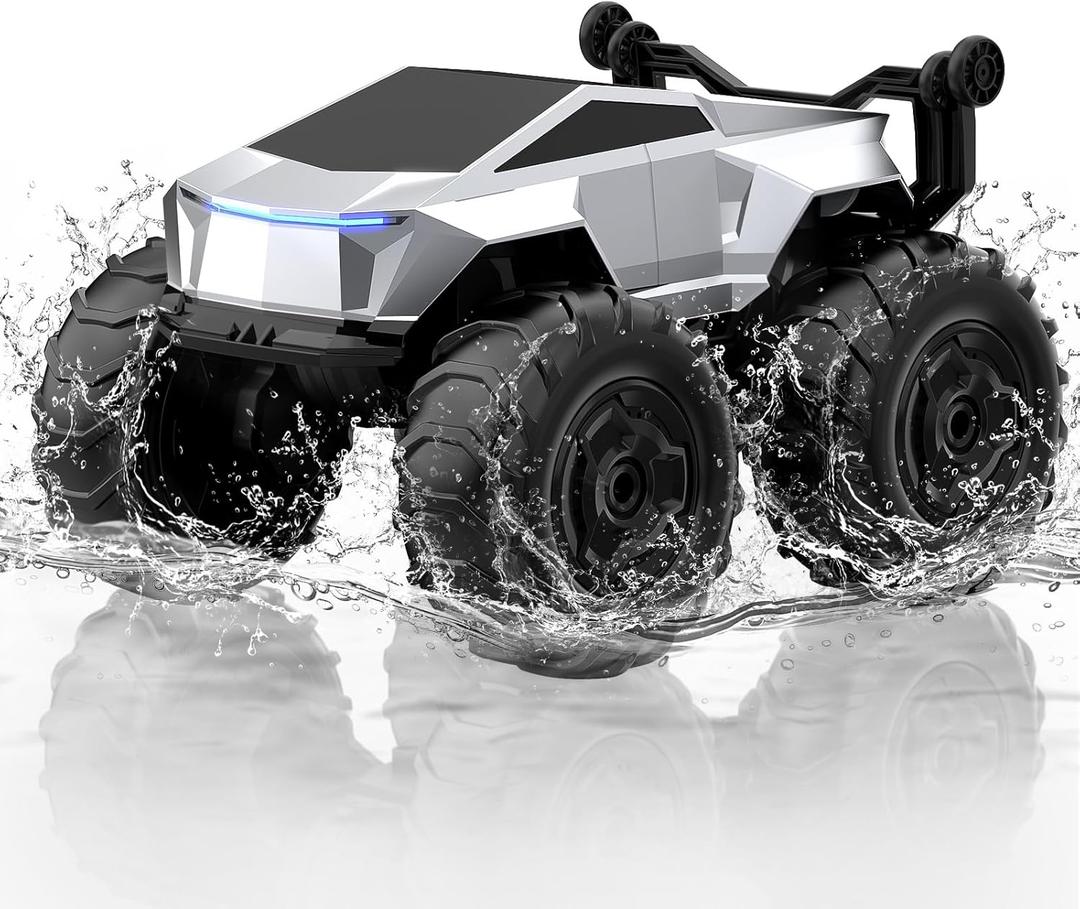 Blasland Remote Control Car, 1:16 4WD Waterproof RC Monster Truck, 2.4GHz All Terrain Amphibious RC Stunt Cars, 360 Rotating Pick-up Truck Car Toys Gifts for Boys Age 6 7 8 9 10 11 12