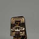 LJCZKA Wide Belts for Women Fashion Hollow Out Square Gold Buckle Stretchy Belt Waistband for Ladies (Fit waist size 37"-41", Leopard)