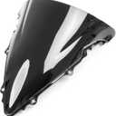 Windscreen Windshield for Yamaha YZF-R6 2003-2005, YZF R6s' 06-09 Black | Windscreen Windshield Double Bubble for Yamaha YZF-R6 2003 2004 2005, YZF R6s' 2006-2009 Wind Deflectors