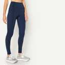 Amazon Essentials Women's Active Total Train Gym Workout Leggings (X-Large, Navy)