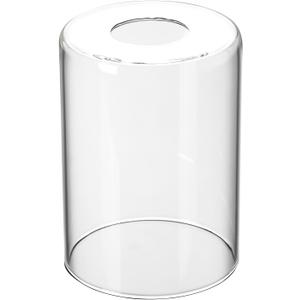EMONG Clear Glass Shade Covers Replacements, Clear Cylinder Glass Lamp Shade Replacement Globe for Lighting Fixtures (3.94*5.51inch(1.65inch))