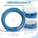 Upgraded WH05X29521 Blue Washer Door Gasket Seal for GE Front Load Washing Machine, Odor Resistant and Watertight Rubber Fit GFW550SSN0WW GFW510SCN0WW GFW550SPN0DG GFW550SPR0RS GFW550SSN1WW