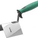 Drywall Corner Tool Drywall Outside Corner Knife Corner Drywall Tool Stainless Steel Corner Trowel Lining Plastering Trowel Angled Hand Tool for Plastering Brickwork(SIZE:external)