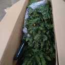 National Tree Company 9 ft Pre-Lit Dunhill Fir Artificial Christmas Tree, 900 LED Lights, 4,026 Tips, Foot Pedal, 10 Light Functions, Includes Stand, Green