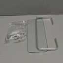 Bathroom Glass Shelf Tempered Glass Rectangular Extra Thick Aluminum Silver Sand Sprayed Wall Mounted 9.84 inches