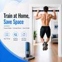Pull Up Bar for Doorway, Adjustable Door Frame Pull Up Bar with 330 lbs Capacity, No Screw Chin Up Bar for Home Gym Strength Training, Fits 25"–39" Door Frames and Walls