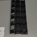 Nunibum Hat Organizer for Baseball Caps 4 Pack, Hat Rack for Wall Hold up to 24 Hats with Strong Adhesive, Multilayer Organizers and Storage Hat Holder Hanger Display for Door Closet and Bedroom (Black)