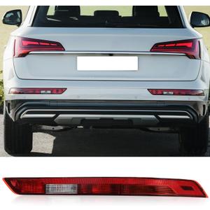 Rear Bumper Light Compatible with Audi Q5 2018 2019 2020 2021 Back Up Tail Light Brake Lights for Right Passenger Side OE Part: 80A945069A