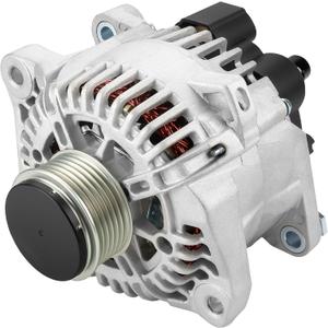 New Alternator Replacement for Hyundai Sonata L4 2.4L 2010 2011 2012 2013, Kia Optima L4 2.4 2.4L 11 12 13 12V 110A CW 6-Groove Pulley Replace OE 11491 37300-2G150 TG11C087