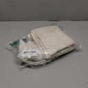 Jinchan Linen Pinch Pleated Kitchen Curtains 24 Inch 2 Panels Natural Linen Tier Curtains Back Tab Beige Farmhouse Cafe Light Filtering Small Window Drapes for Bathroom Laundry Room Beige