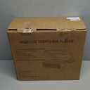 Vinyl Record Player Turntable with Built-in Bluetooth Receiver & 2 Stereo Speakers, 3 Speed 3 Size Portable Retro Record Player for Entertainment and Home Decoration (Brown)