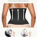 FeelinGirl Waist Trainer for Women Waist Cincher Corset Shapewear Tummy Control Body Shaper Sport Workout Girdle