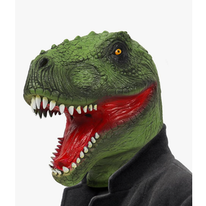 Dinosaur Mask Funny Mask for Adult Dino mask Realistic Latex Animal Head Halloween Cosplay Costume Props for Christmas Easter