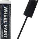 SYOAUTO Matte Black Rim Touch Up Paint, Car Wheel Scratch Repair Touch Up Paint Pen, Universal Color Rim Wheel Paint (Matte Black)