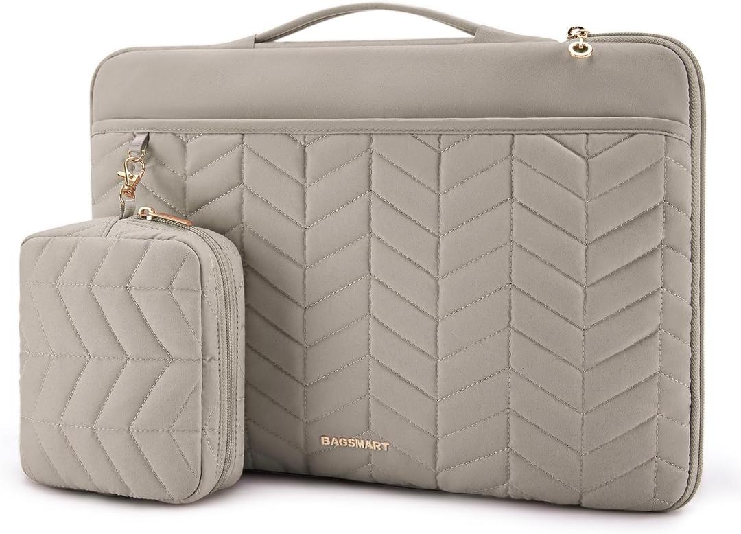 BAGSMART Laptop Case 15-16 inch with Handle, Laptop Bag Sleeve Padded