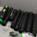 AGC1000 Gutter Cleaning Attachment Kit/Leaf Blower Tools Mounting Bracket Kit for EGO 530CFM / 580CFM / 575CFM / 650CFM/ 615CFM/LBX6000 Leaf Blowers/Overall Length 9 feet - Black