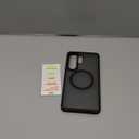 TORRAS for Samsung Galaxy S26 Ultra Case, [Military Grade Protection] [Fit for MagSafe] Shockproof Magnetic Translucent Classic Grippy DIY Button for Samsung S26 Ultra Case Slim, Black