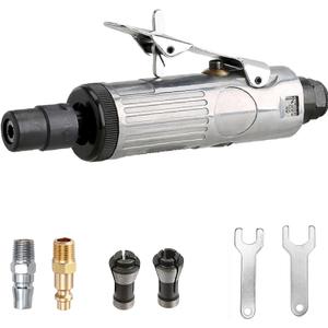 1/4 Inch Air Die Grinder, 25,000 RPM Free Speed,1/4 Inch (6MM) and 1/8 Inch (3MM) collet, Mini and Compact Size, Polishing Tool