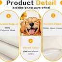 2 x RABUSOFA Fall Dog Pillow Covers 18x18 Inch,Autumn Sunflower Decor Thanksgiving Outdoor Cushion Case Farmhouse Decoration for Home Couch Orange(Orange, 18" x 18") (Yellow)