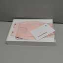 INIA Red Light Therapy Mask for Face  4 Light Modes with 850nm NIR, Red & Blue LED Light Therapy, 2600mAh Rechargeable LED Face Mask for Radiant Glow at Home, Pink