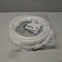 DAVCO 5/8" ID - 10 ft Heavy Duty Braided Clear Plastic Vinyl Tubing with 2 Stainless Clamps, Flexible High Pressure Reinforced PVC Plastic Tube Hose, Non-toxic, BPA Free
