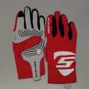 STRASSE Racing Gloves for Simulator Racing, Driving, Steering Wheel Controller. Lightweight, Stretch Fit, Ventilated, Padded Palm red XL