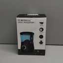 TUREWELL Water Dental Flosser for Teeth/Braces, Water Teeth Cleaner 8 Jet Tips and 10 Pressure Levels, 600ML Large Water Tank Oral Irrigator for Family(Black)