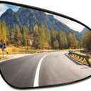 SCITOO Passenger Side View Mirror Glass fit for 2012-2015 2016 2017 For Toyota Camry 2015 Corolla 2014-2017 for Yaris Heated Chrome Side View Mirror Glass With Plastic 8K0949102E-AUT