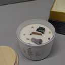 Taurus Virgo Capricorn Gifts for Women - 12oz Wood Wick Candles That Crackle with Crystals and Healing Stones. Healing Crystal Candles for Women Home Scented Soy Wax, for Zodiac Birthdate