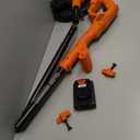 BLACK+DECKER 20V MAX Cordless Edger Lawn Kit, 1.5 Ah Battery & Charger Included, 4 Position Adjustable Height, Lightweight, 7.5" Double Edge Blade (BCED400C1), One Size