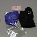 Wisdom Teeth Ice Pack Head Wrap for Pain Relief - Cold Hot Therapy for Face, Jaw & Oral Surgery with 4 Gel Packs, TMJ, Tooth Extraction, Tonsillectomy Recovery-Black