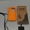 SPIDERCASE Floating Phone Case for iPhone 15/ 15 Pro/ 14/ 14 Pro/ 13/ 13 Pro/ 12/ 12 Pro [20FT Military Dropproof] with Waterproof Dry Bags and Lanyard EVA Foam iPhone Floating Case 6.1”, Orange