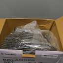 YH-Goods Stainless Steel Colander - 3-Piece Kitchen Sink Strainer Set for Pasta, Rice, Fruit, Food - Stackable Strainers and Colanders (5-Quart, 3-Quart, and 1.5-Quart)