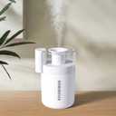 3 x Portable Mini Humidifier, 180ml USB Cool Mist Small Humidifiers for Bedroom, Personal Desktop Humidification for Car Office Travel & Indoor Plants(White)