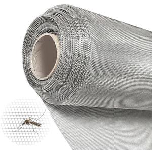 KISKIS 20 Mesh Air Vent Window Screen Mesh, 304 Stainless Steel Window Screen, Screen Door Mesh, Windows Screens and Screen Door Replacement, Patio Screen Mesh, DIY Projects,59INX10FT