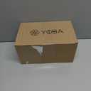YoBa Thick Acrylic Tissue Box Holder Rectangular Clear Tissue Box Dispenser with Gold Plated Aluminum Legs for Bathroom, Kitchen, Bedroom, Office, Hotels and Restaurant (Rectangle)